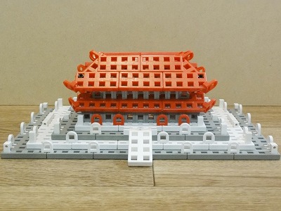 紫禁城,Castle,リブロック,lasy toys blocks,作品,作例,作り方
