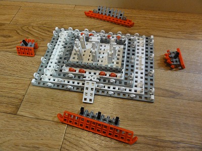紫禁城,Castle,リブロック,lasy toys blocks,作品,作例,作り方