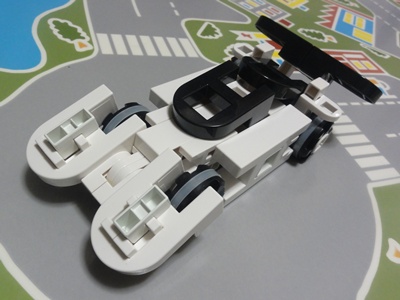 スーパーカー,車,car,乗り物,リブロック,lasy toys blocks,作品,作例,作り方