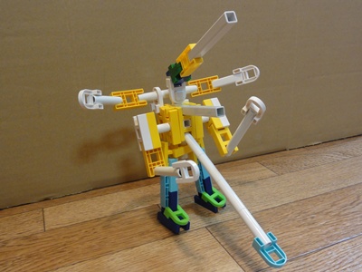 ロボット,robot,リブロック,lasy toys blocks,作品,作例,作り方