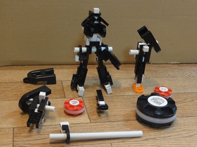 ブラックナイト,ファイブスター物語,ロボット,robot,リブロック,lasy toys blocks,作品,作例,作り方