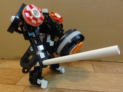 ブラックナイト,ファイブスター物語,ロボット,robot,リブロック,lasy toys blocks,作品,作例,作り方