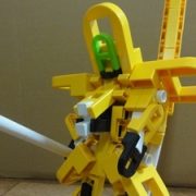 ナイトオブゴールド,ファイブスター物語,ロボット,robot,リブロック,lasy toys blocks,作品,作例,作り方
