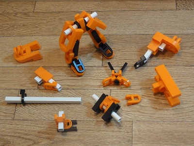 プロミネンス,ファイブスター物語,ロボット,robot,リブロック,lasy toys blocks,作品,作例,作り方