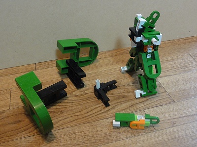 クシャトリヤ,ガンダム,ロボット,robot,リブロック,lasy toys blocks,作品,作例,作り方