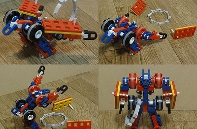 ロボット,robot,リブロック,lasy toys blocks,作品,作例,作り方