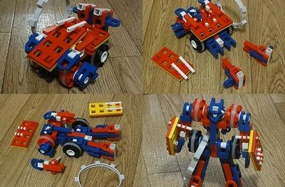 ロボット,robot,リブロック,lasy toys blocks,作品,作例,作り方