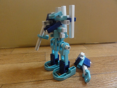 プロトタイプ,ランディム,RUN=DIM,ロボット,robot,リブロック,lasy toys blocks,作品,作例,作り方